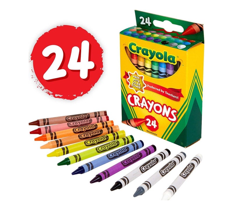 Crayola Crayons, Assorted Classic Colors, 24 Count - Image 3