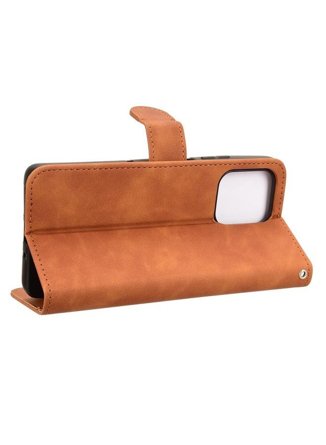 erorex Case For Motorola Moto G75 5G Skin Feel Magnetic Flip Leather Phone Case - Image 5