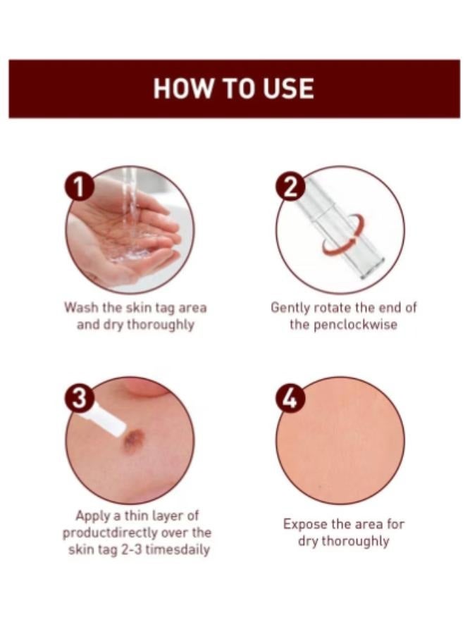 Jaysuing Liquid Wart Flat, Wart Remover Easy to Use Fast Effective Painless Natural Safe Suitable for All Skin Types 1 Pcs  - Image 4