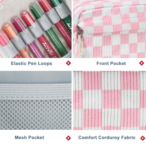 Bluboon Big Capacity Pencil Case Pencil Pouch Pen Case School Supplies Cute Pencil Box Pencil Bag for Teen Girls Boys Women Man - Image 3