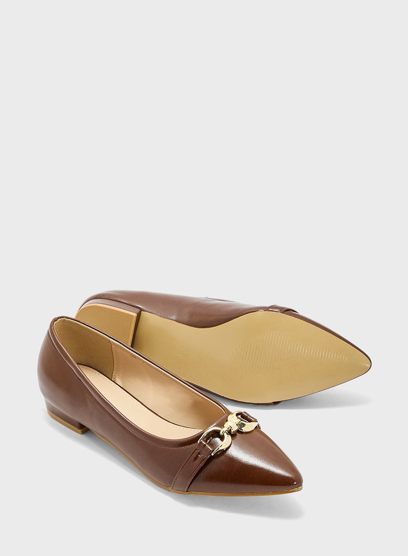 ELLA Womens Pointed Ballerina Flat  - Image 3