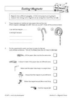 KS2 Science Year Three Workout: Light & Forces (CGP KS2 Science)  - Image 5