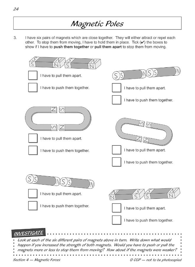 null - KS2 Science Year Three Workout: Light & Forces (CGP KS2 Science) - Image 1