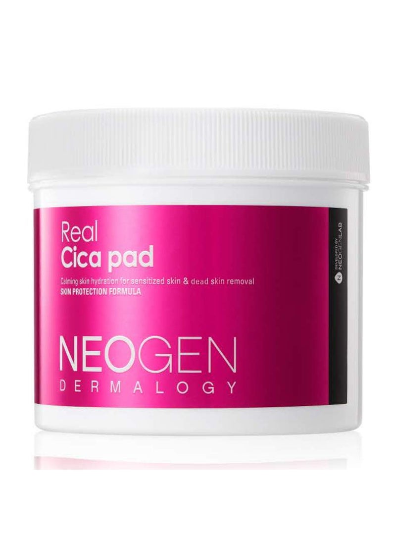 DERMALOGY by NEOGENLAB - DERMALOGY by NEOGENLAB Real Cica Pad  Restores Skin Barrier Soothes Gently Exfoliates  Cleanses Cica Micellar Pad - Image 1
