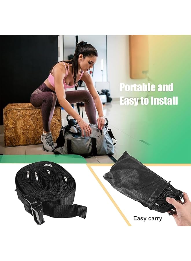 X spring Door Anchor Strap 5.1 Meters Portable Workout Resistance Band Door Anchors Heavy Duty Door Anchor for Resistance Bands Weight Bands for Resistance Training Physical Home Workouts - Image 5
