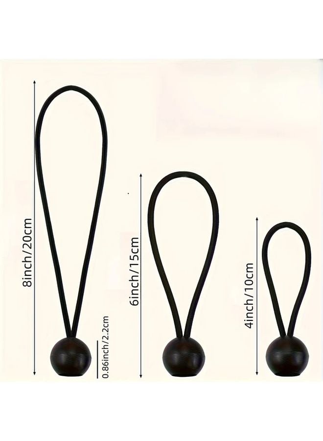 5 91 Inch 20 Pcs Heavy Duty Elastic Bungee Cord with Ball Ends for Outdoor Cargo Binding - Image 4