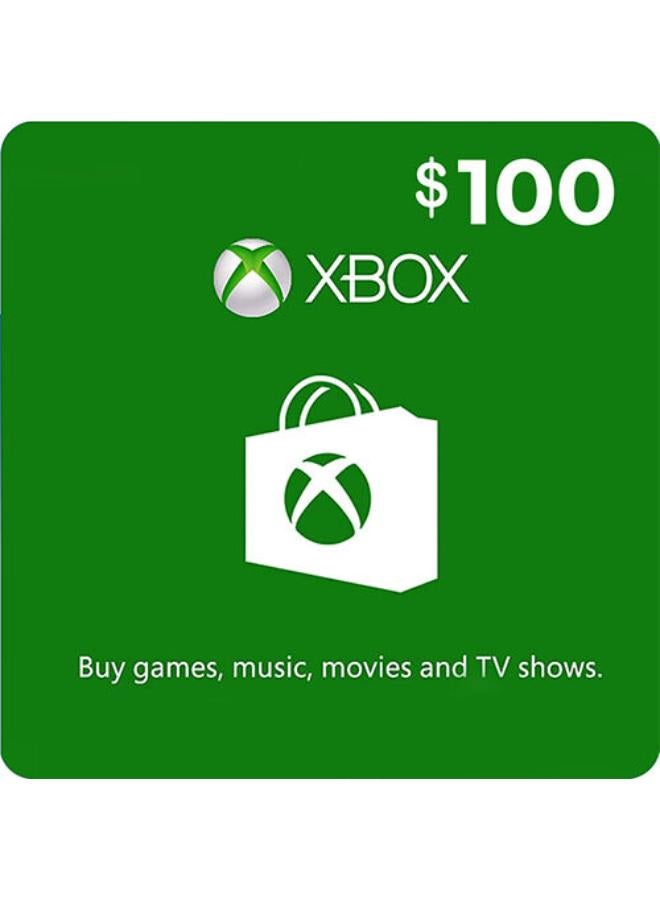 Xbox Live Gift Card -USA 100 USD