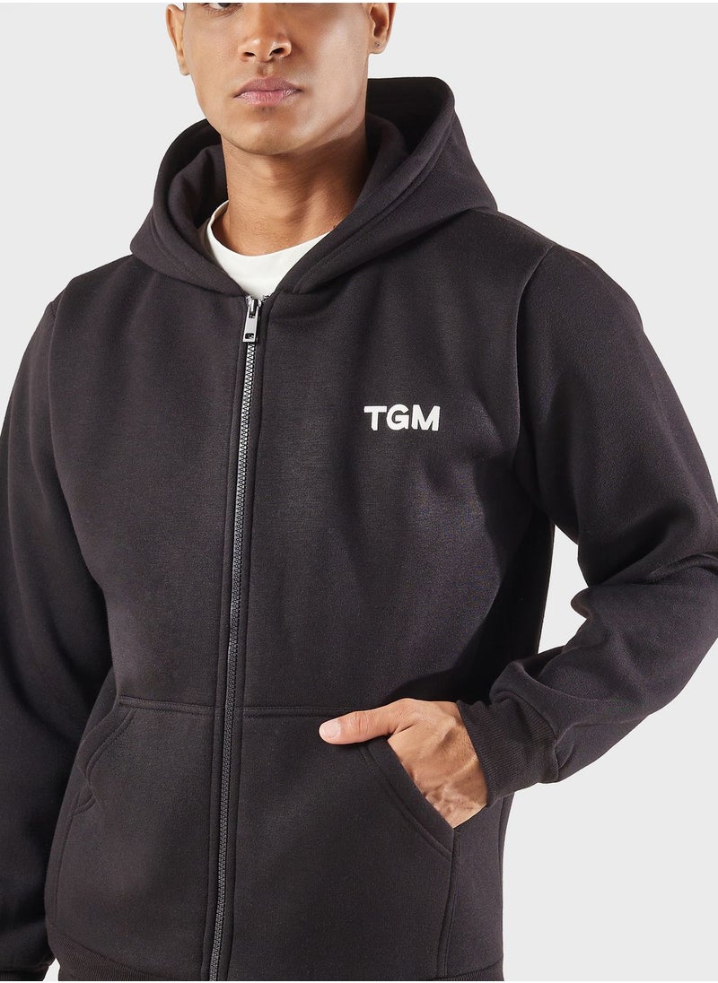 The Giving Movement - Lounge Regular Zip Hoodie - Image 1