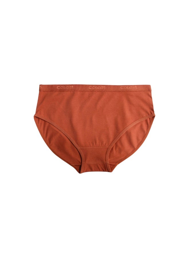 كولورز كالرز باك يحتوي علي 4 قطع بريف اندروير قطن الوان سادة حريمي - Image 5