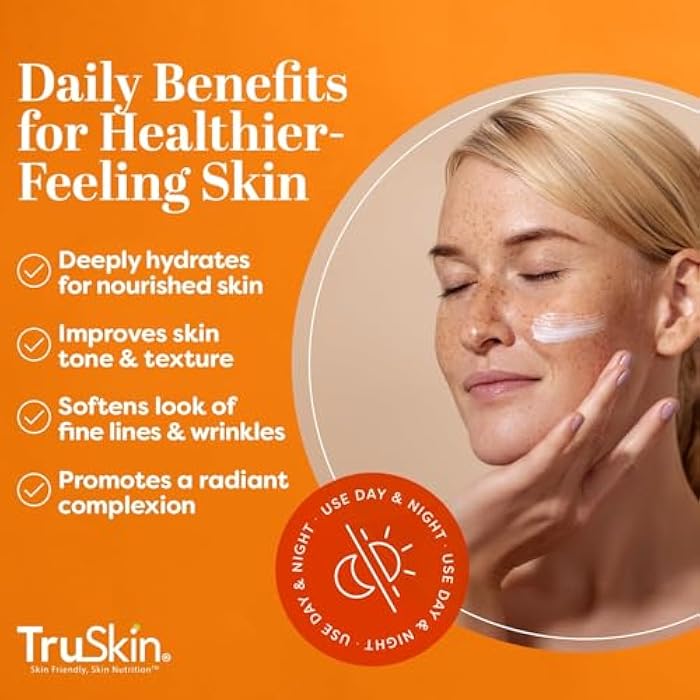 TruSkin Super C Duo with Vitamin C Plus Super Serum for Face, 1 fl oz & Vitamin C Brightening Moisturizer, 2 fl oz – Anti Aging Skin Care Gift Set for Hydrated, Smooth & Firmer-Looking Skin - Image 5