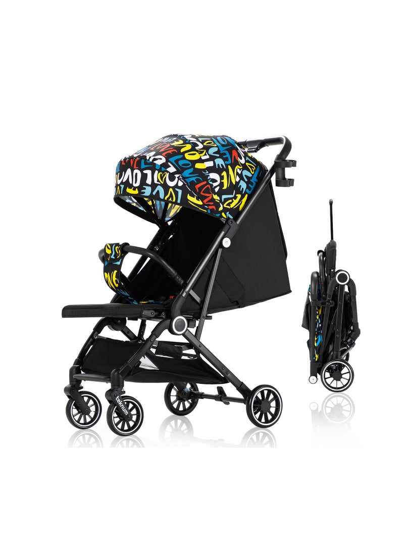 TEKNUM عربة أطفال TEKNUM TravelZen مع حامل أكواب القهوة - Love - Image 1