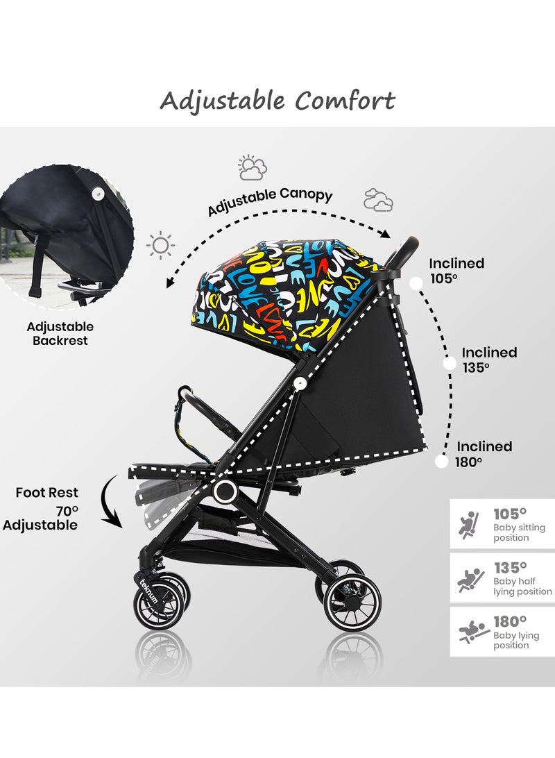 TEKNUM عربة أطفال TEKNUM TravelZen مع حامل أكواب القهوة - Love - Image 3