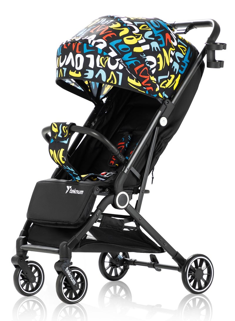 TEKNUM عربة أطفال TEKNUM TravelZen مع حامل أكواب القهوة - Love - Image 5