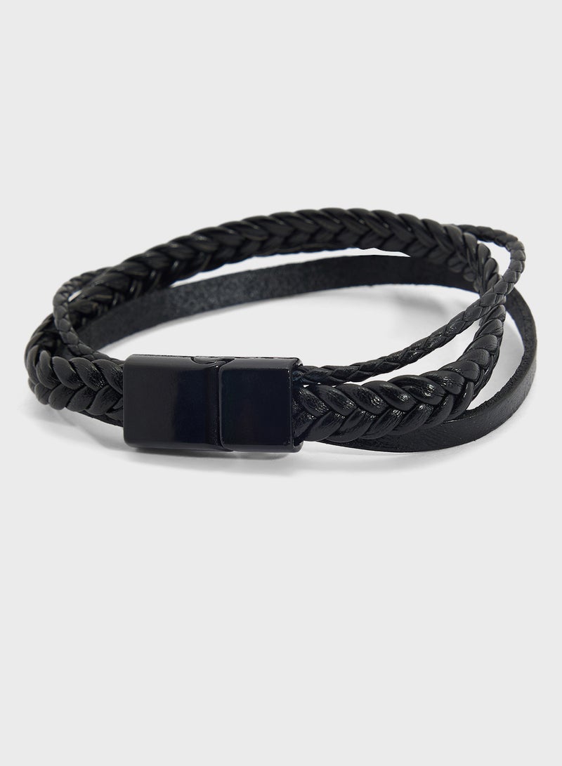 Seventy Five Layered Plaited Bracelet  - Image 3