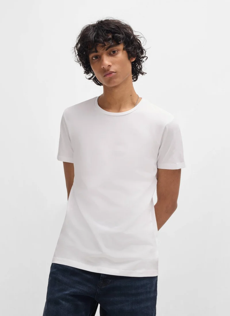 Hugo Two-pack of slim-fit T-shirts in stretch cotton