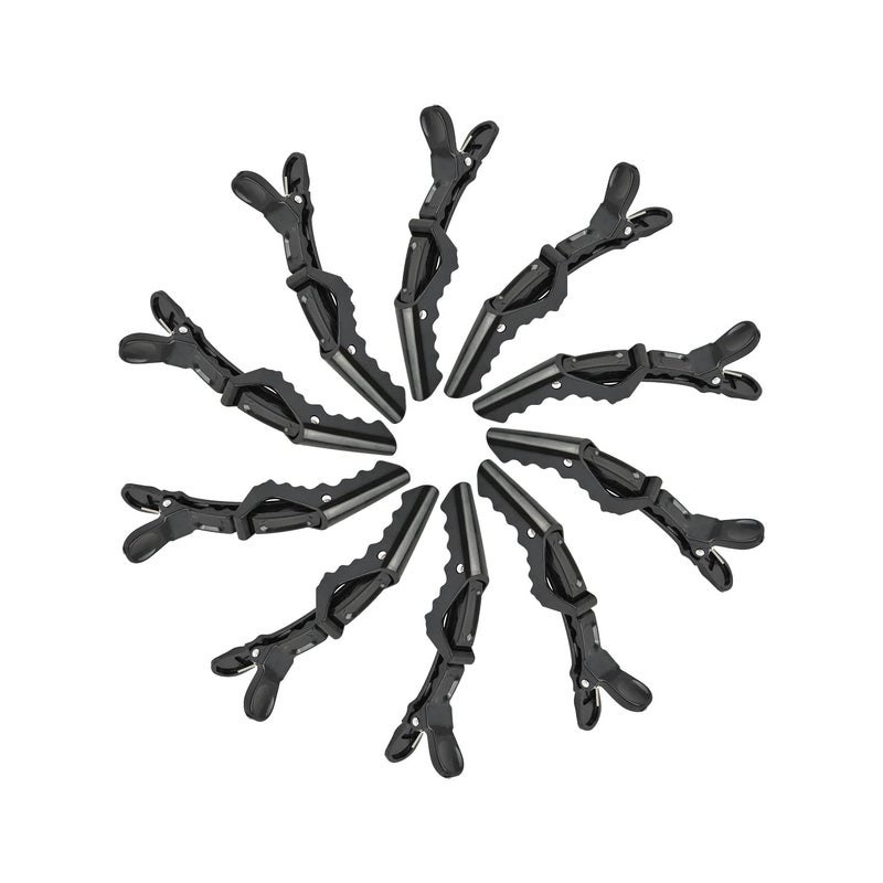 YTBYT 10 Pcs Hair Clips for Women â€“ Alligator Styling Sectioning Clips Professional Barber Clips of Salon (Black) - Image 5