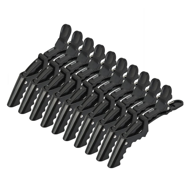 YTBYT 10 Pcs Hair Clips for Women â€“ Alligator Styling Sectioning Clips Professional Barber Clips of Salon (Black) - Image 1