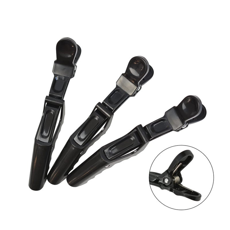 YTBYT 10 Pcs Hair Clips for Women â€“ Alligator Styling Sectioning Clips Professional Barber Clips of Salon (Black) - Image 4