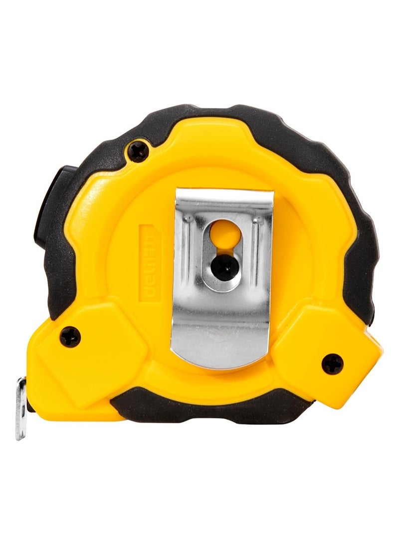 ديلي شريط قياس ذاتي القفل من Deli DL3797Y، مقاس 5 أمتار × 25 مم - Image 4