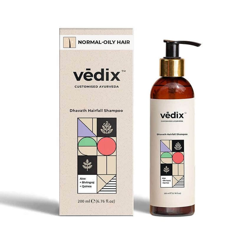 Vedix شامبو فيديكس دهافات لمكافحة تساقط الشعر شامبو بهرينغراج لنمو الشعر خالي من الكبريتات شامبو أعشاب 200 مل - Image 1