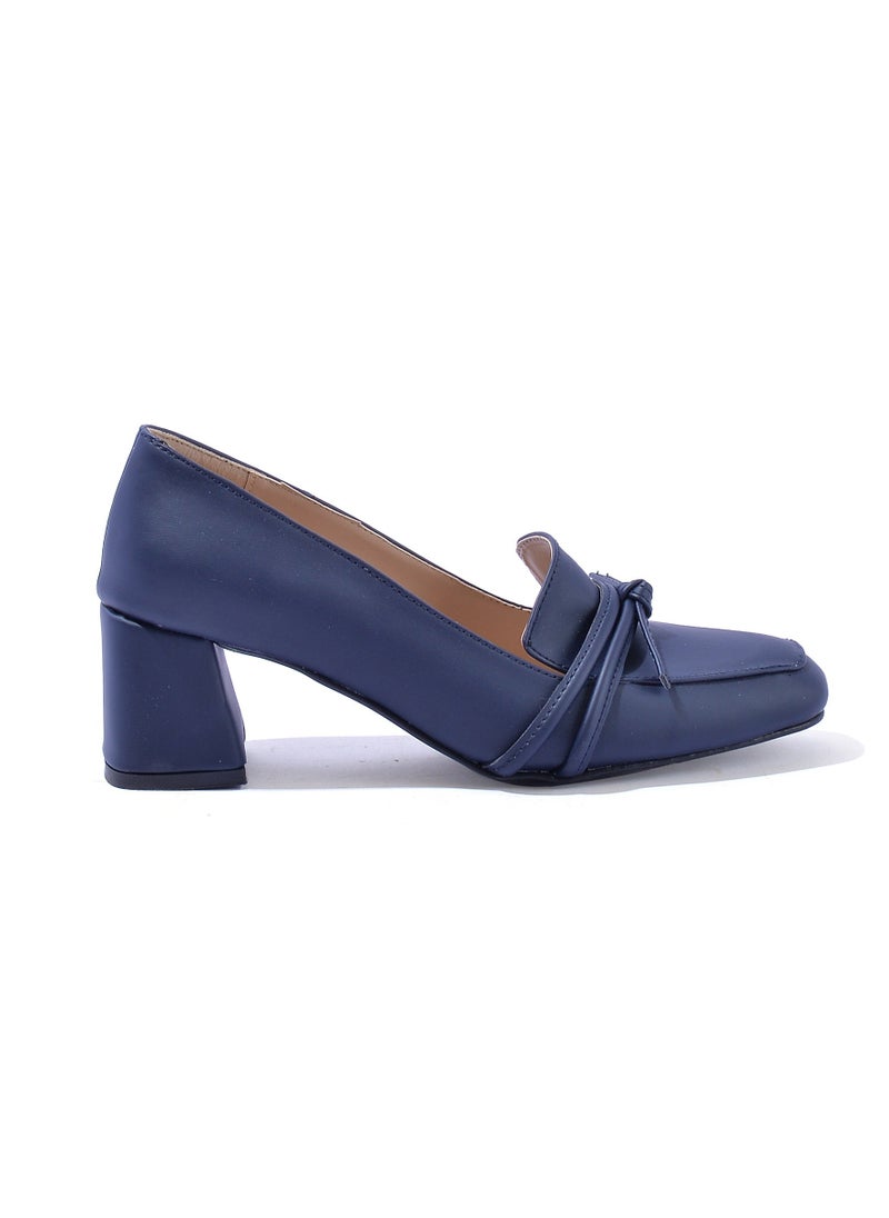 LIFESTYLISH Shoes Heels Leather Stylish GZ-4 - Dark Blue  - Image 1