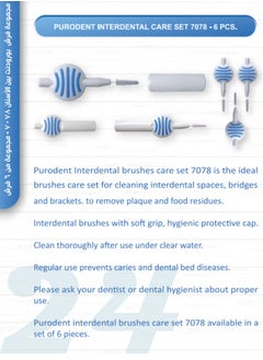 Interdental Care Set 7078 - 6 Pieces - pzsku/Z7211BA97AEB2FD515234Z/45/1741487381/c694f71d-17bb-48ac-aa37-96d0137d8171