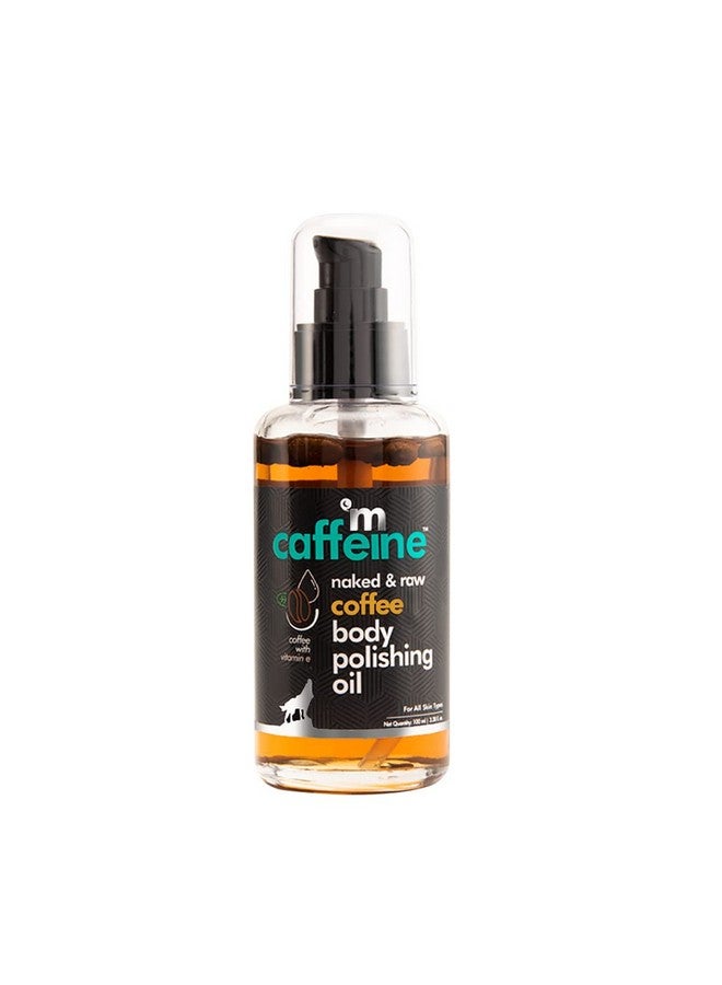 MCaffeine Coffee Body Oil For Dry Skin For Women & Men ; Moisturizing Body Oil With Relaxing Aroma For A Soft Smooth & Glowing Skin (100Ml) - Image 1