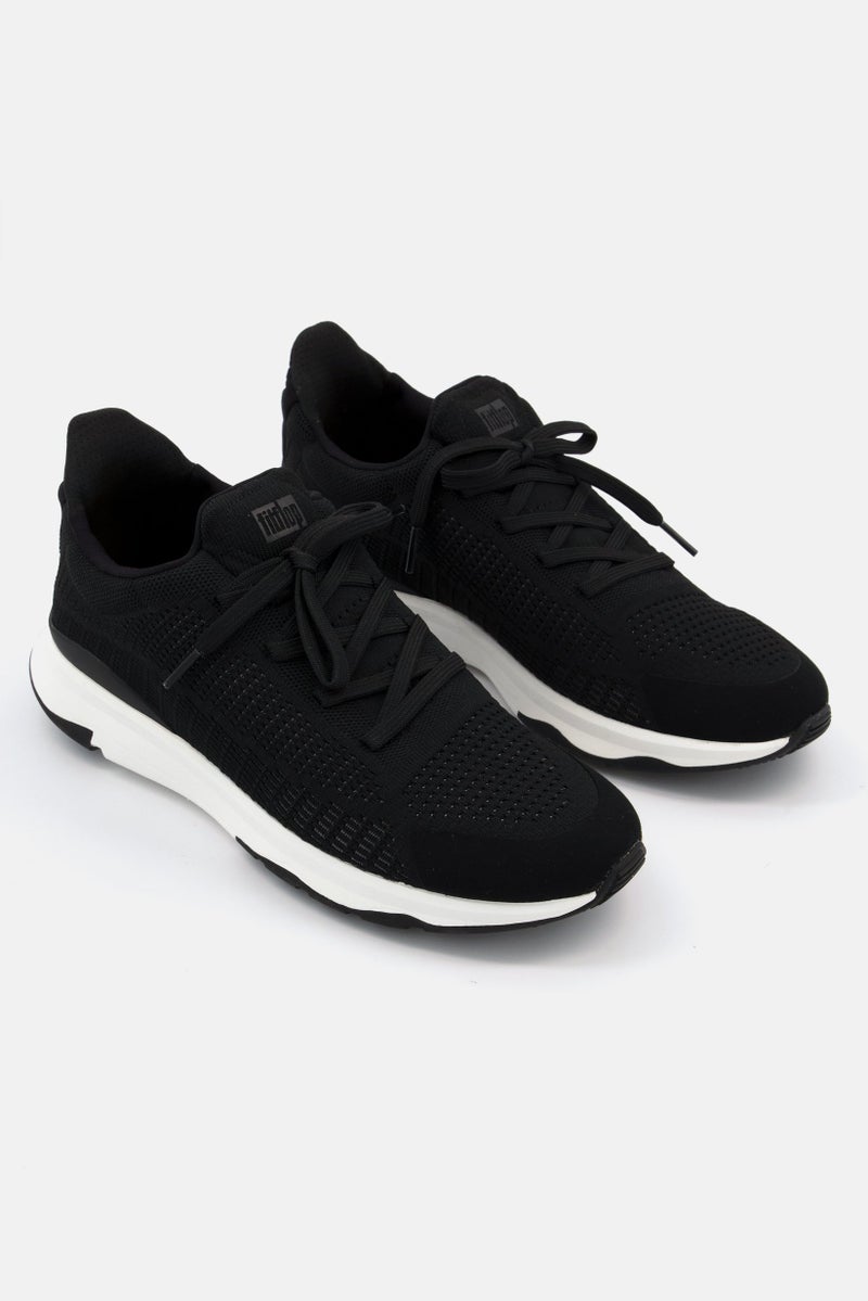 FitFlop أحذية جري نسائية فيتامين FFX مزودة بأربطة، سوداء - Image 1