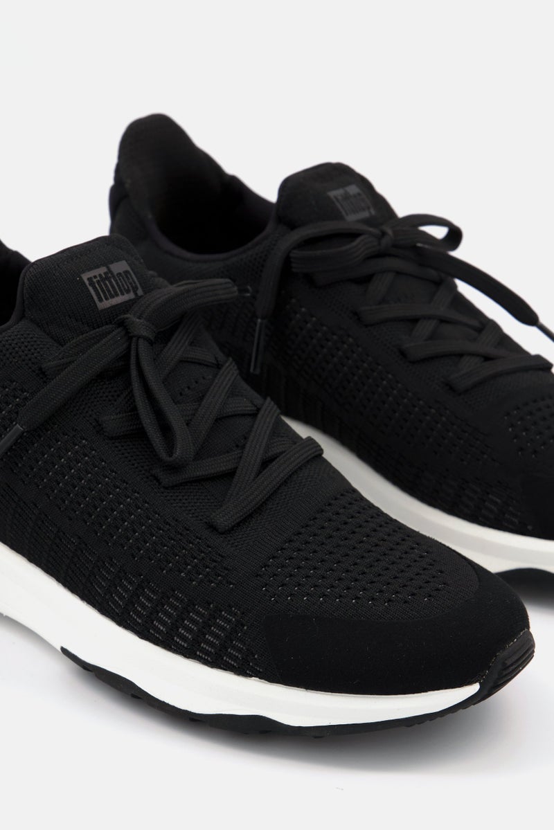 FitFlop أحذية جري نسائية فيتامين FFX مزودة بأربطة، سوداء - Image 3