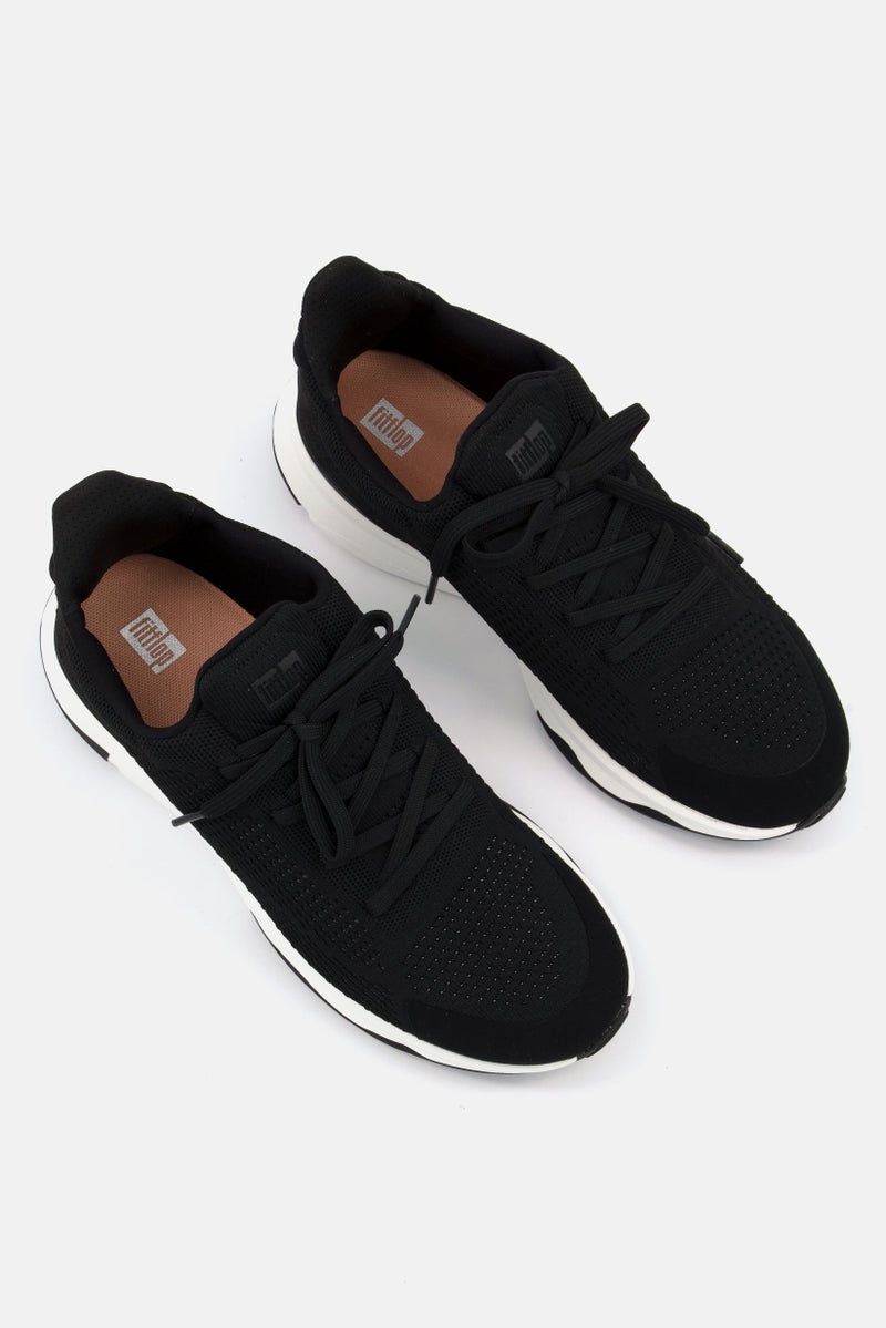 FitFlop أحذية جري نسائية فيتامين FFX مزودة بأربطة، سوداء - Image 4