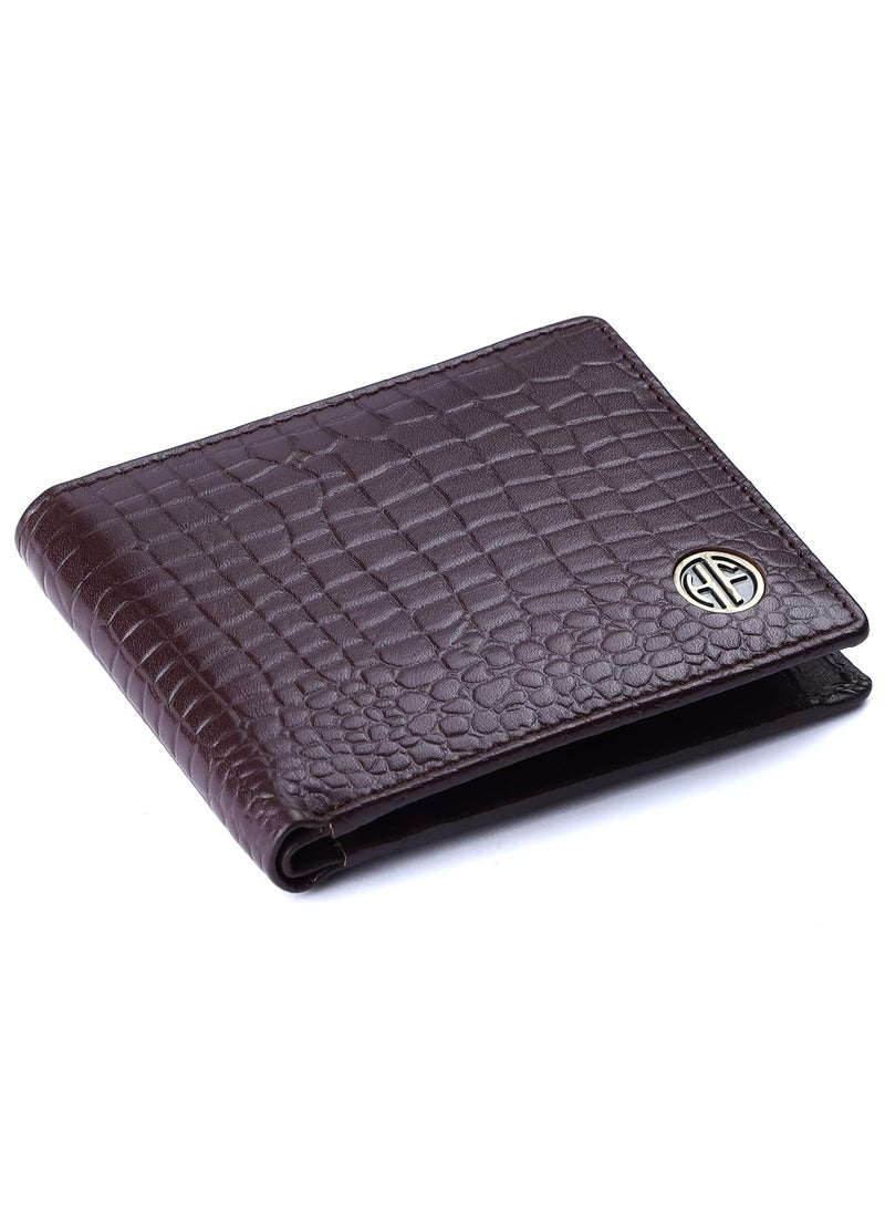 HAMMONDS FLYCATCHER - Genuine Leather Wallet for Men RFID Protected Leather Money Purse BiFold Wallet   4 Card Slots  Coin Pocket  Hidden Pockets - Image 1