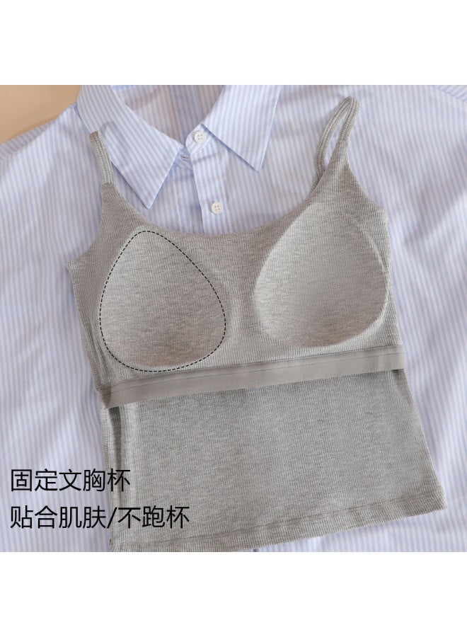 Top melon قميص نسائي بدون أكمام، ضيق وقابل للتنفس مع تصميم ظهر مريح - Image 4