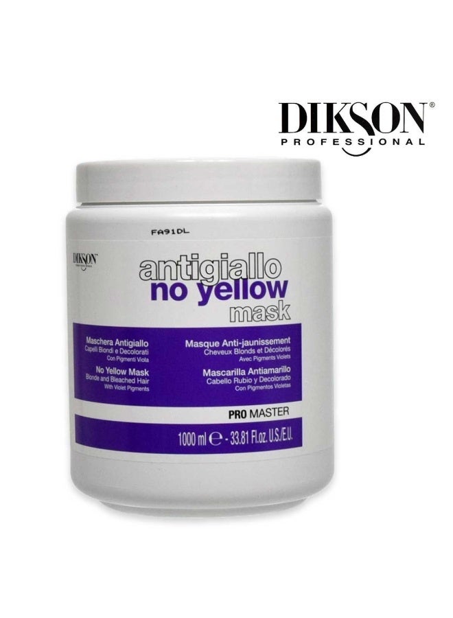 ديكسون ماسك 1000مل للشعر الأشقر والمصبوغ تعمل على معادلة الأصباغ الصفراء غير المرغوب - Image 2