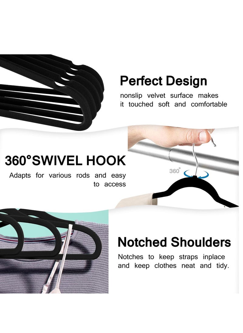 50-Piece Non-Slip Velvet Cloth Hanger Set Black - pzsku/Z721210556FB7AC635A32Z/45/_/1695651027/d357c855-c928-4003-b366-2ff20a1d2679