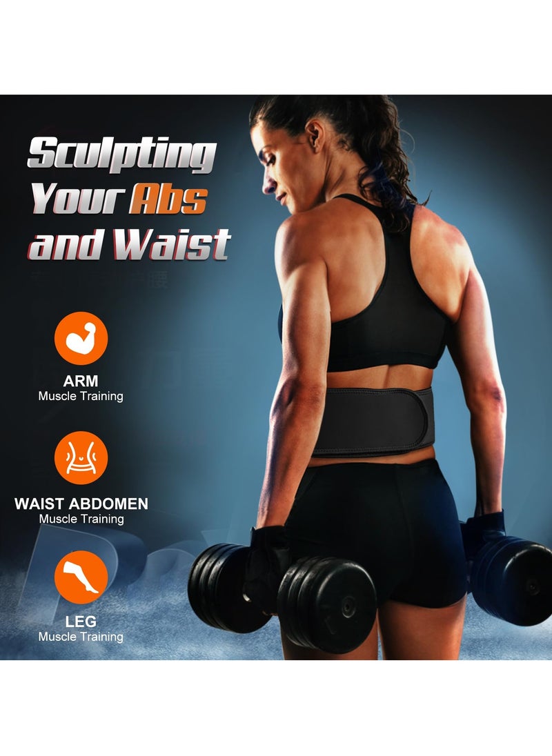 SYOSI Ab Stimulator, Abdominal Toning Trainer, Electronic Strength Training Waist Belt And Armband, Ems Fitness Strength Training Workout Equipment For Men And Women For Enhanced Core Strength  - Image 3