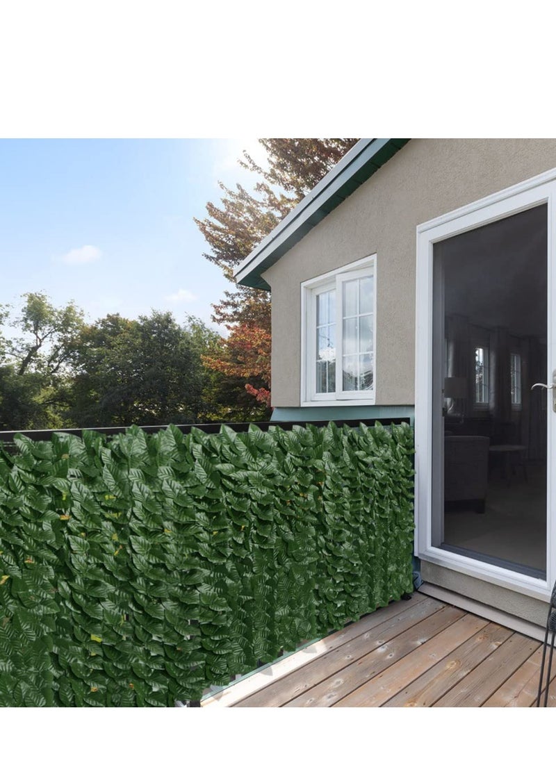 Egardenkart Egardenkart® Artificial Faux Hedge Privacy Fence Wall Screen, Leaf and Decoration for Outdoor Garden Home Decor  - Image 4