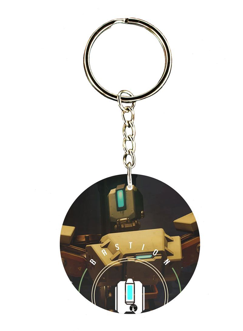 RKN Video Game Overwatch Double Side Printed Keychain