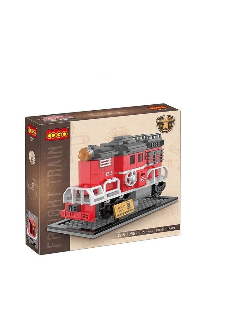 COGO Cogo 4215 Classic Train Steam Train Building Blocks - 235 Pcs 