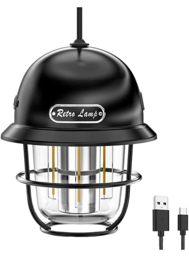 الرجعية المحمولة فانوس التخييم مقاوم للماء ضوء الطوارئ ستبليس عكس الضوء خيمة معلقة مصباح للمشي في الهواء الطلق LY-14 - Image 1