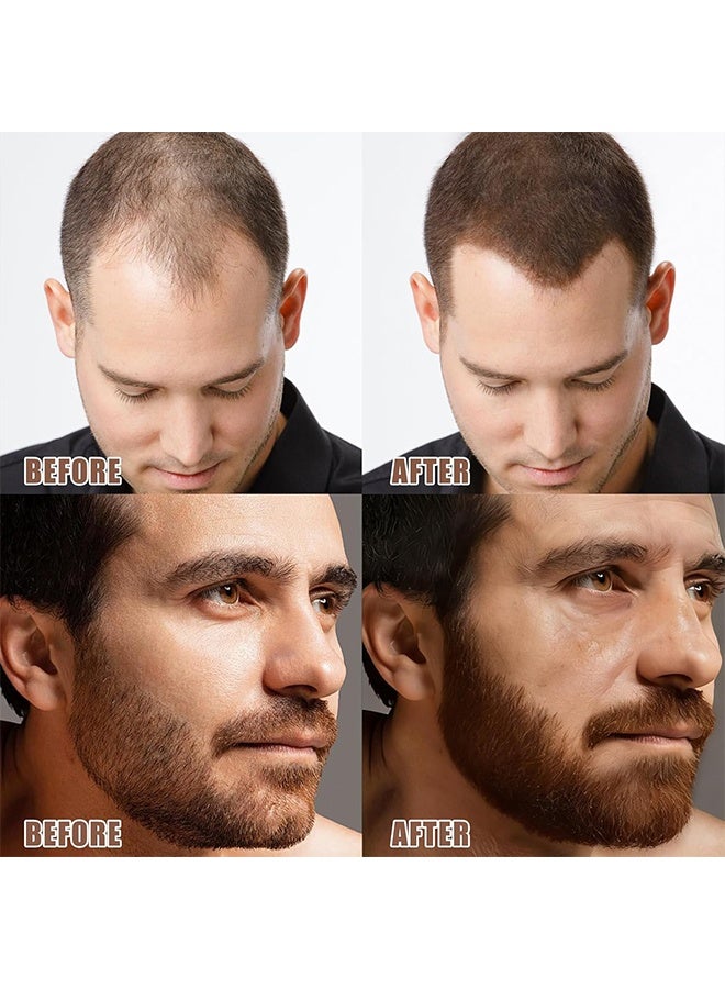 Immetee Beard Pencil Filler For Men, Beard Pencil Kit Beard Filler Pen 2ml, Natural Beard Styling Pencil, Waterproof And Sweat-Proof, Long-Lasting Coverage, Suitable For Creating Natural Beards, Mustaches And Eyebrows (Dark Brown) - Image 2