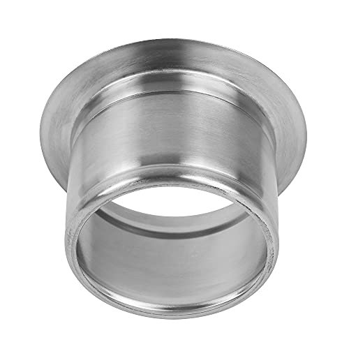 LQS Extended Sink Flange Deep Garbage Disposal Sinks Flange for Kitchen Sinks Fit for 312 Inch Standard Sink Drain Hole Deep Sink Flange Stainless Steel - Image 3