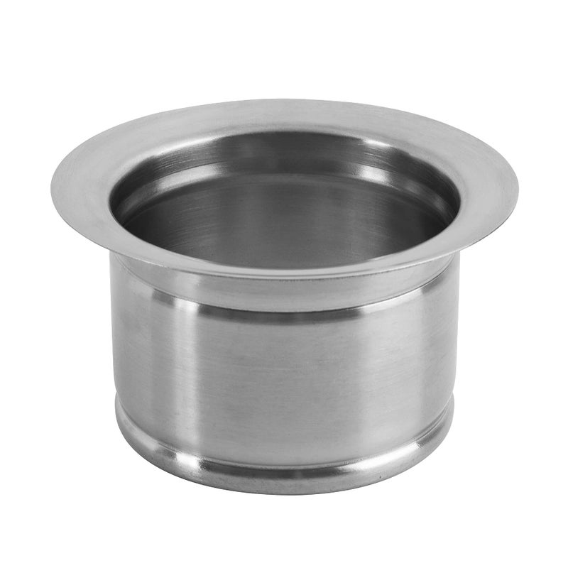LQS Extended Sink Flange Deep Garbage Disposal Sinks Flange for Kitchen Sinks Fit for 312 Inch Standard Sink Drain Hole Deep Sink Flange Stainless Steel - Image 2