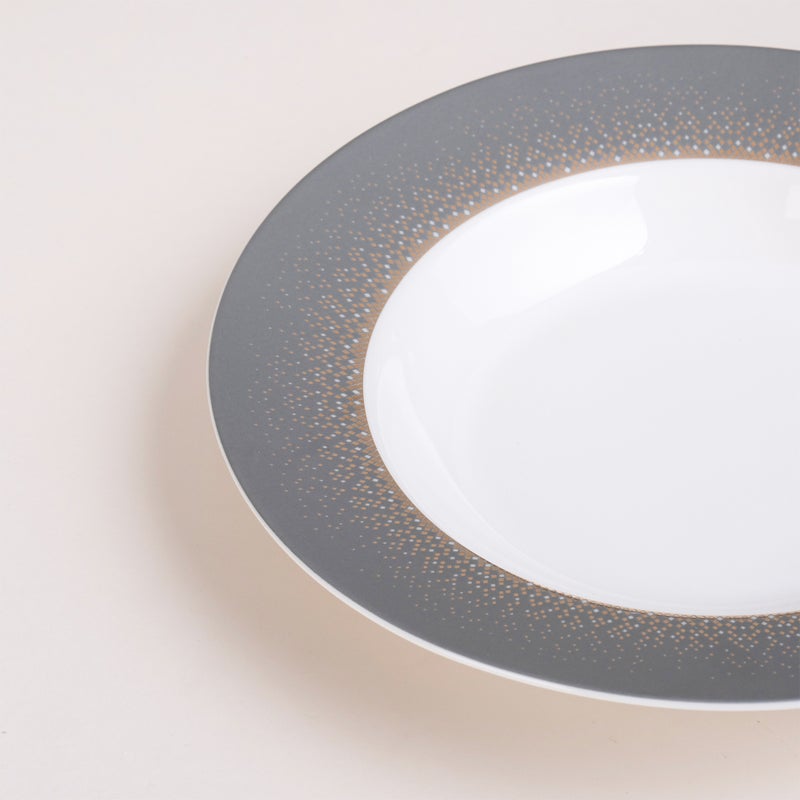 لا ميسا طقم عشاء بورسلان عالي الجودة من لا ميسا أبيض 18 قطعة - Image 3