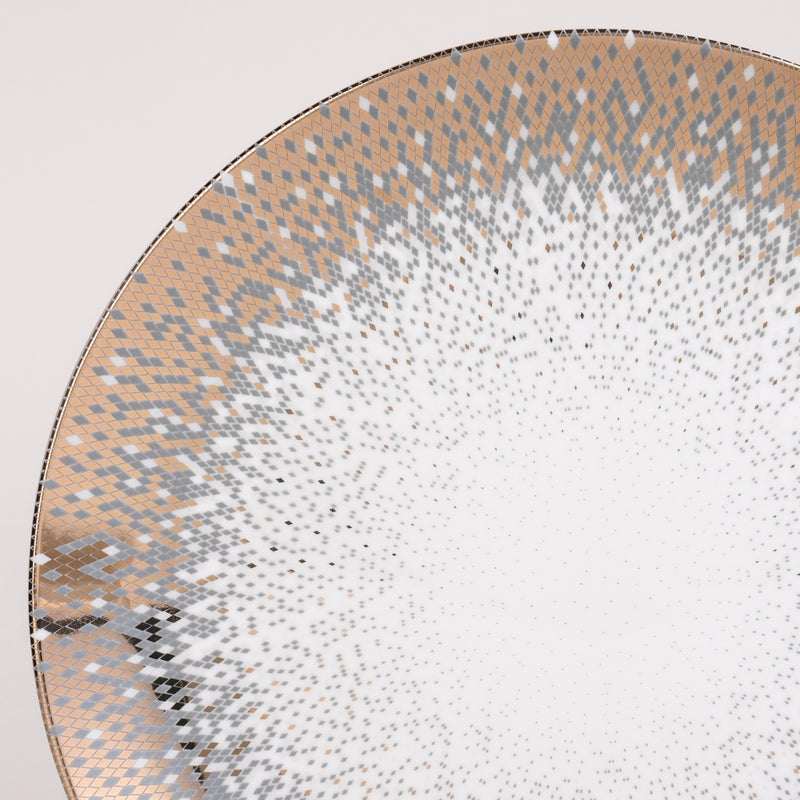 لا ميسا طقم عشاء بورسلان عالي الجودة من لا ميسا أبيض 18 قطعة - Image 5