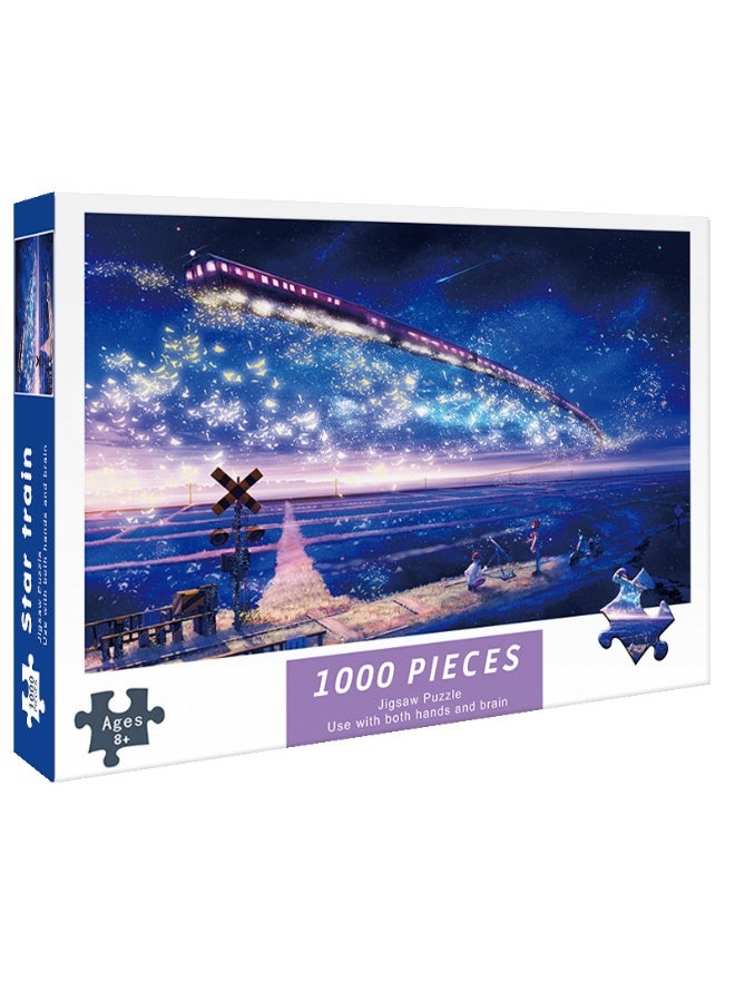 Dreamy Starry Sky 1000-Piece Puzzle - A Charming Puzzle Journey Through the Infinite Universe - Image 2