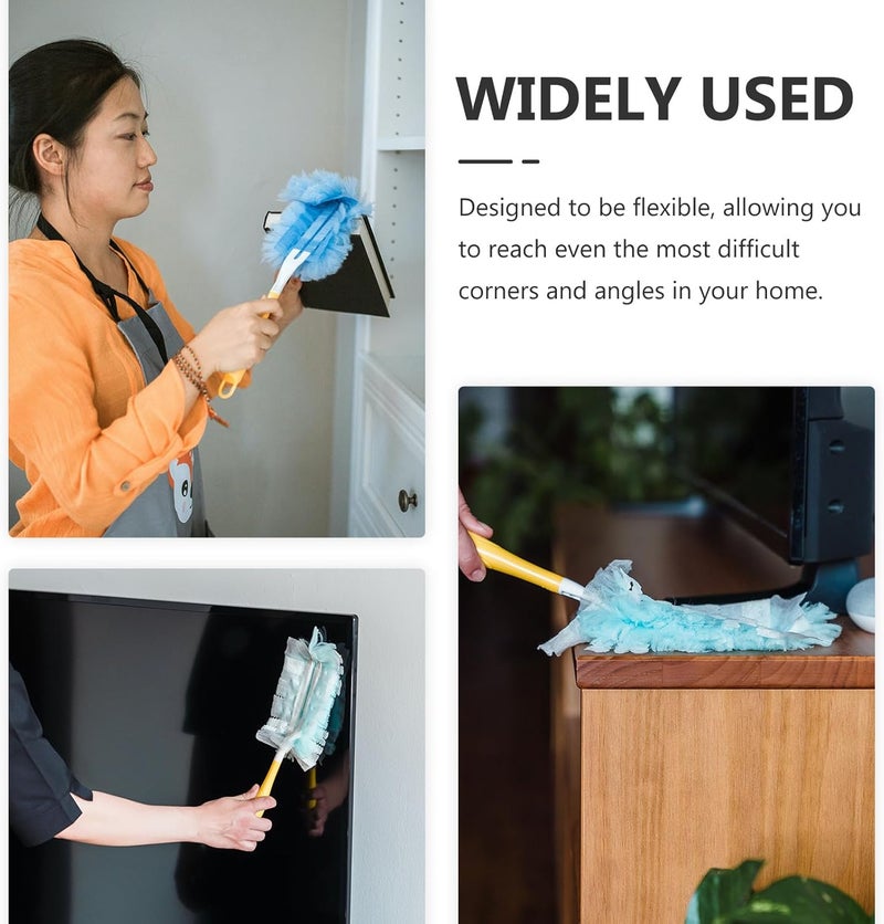 Ultra-fine Plumage Duster Brush Bendable Cobweb Remover Household Dusting Tool for Home Cleaning Without Handle - Image 2
