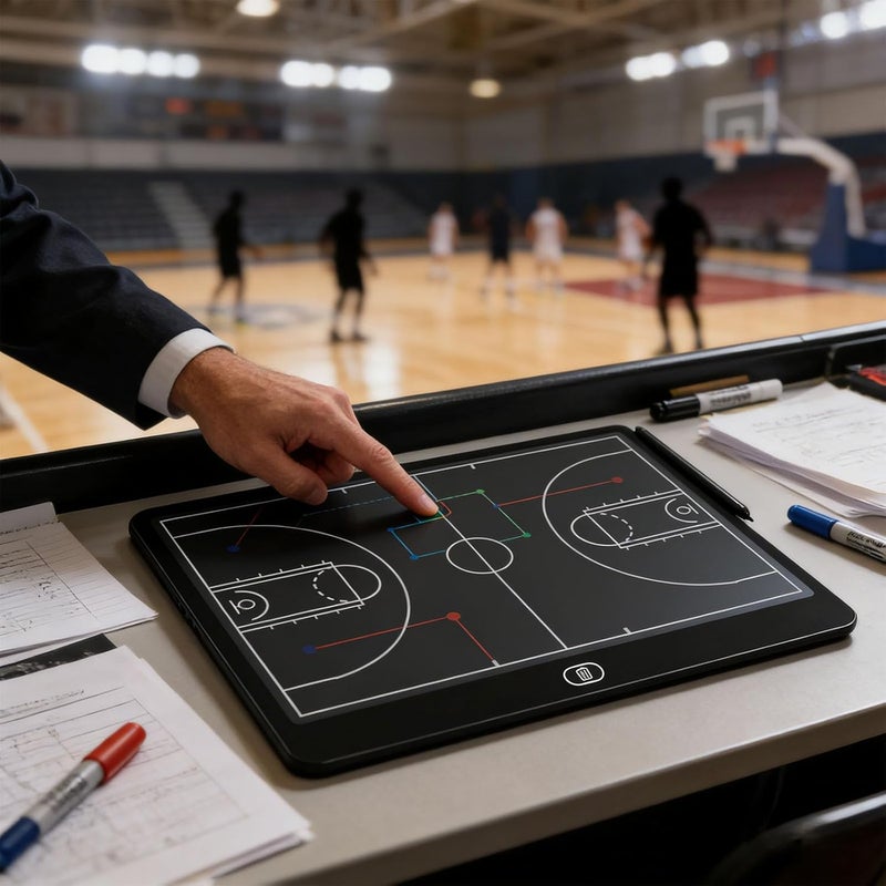 16 Inch LCD Strategic Screen for Basketball Instructors with High Observability Not Frown Technology and Smooth Writing Pen Sports Friend - Image 3