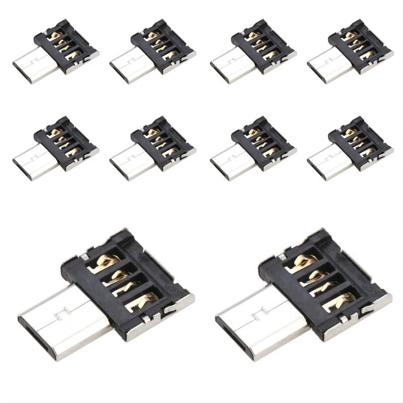 chenyang 10 Pack Micro USB OTG Adapter Micro USB Male to USB 20 Female Ultra Mini Size Connector Adapter - Image 2