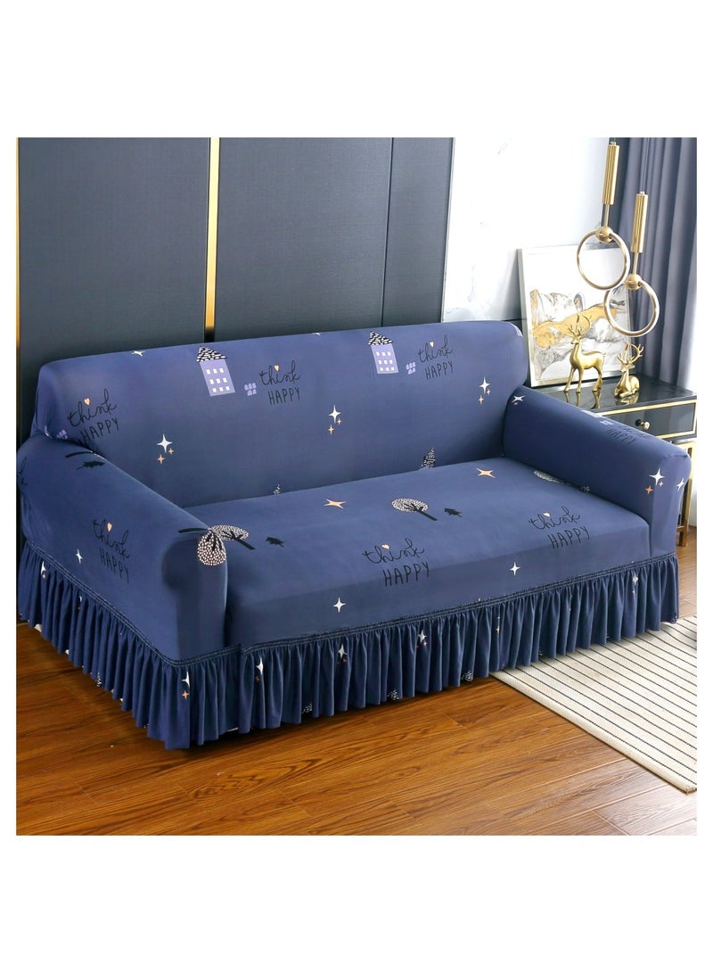 KUYING New Four Seasons All Inclusive Combed Kasai Skirt Sofa Cover 