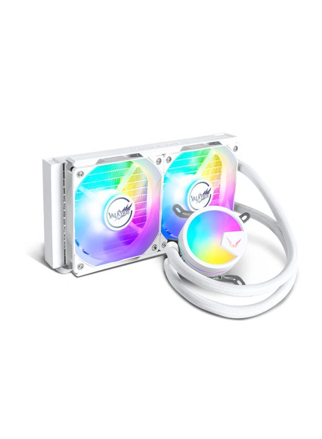 Valkyrie A240w Vk All-in Cpu Liquid Cooler, Multi-platform Brackets, Supports Lga1700, Argb Lighting Effects, Hidden Cable Management - Image 2